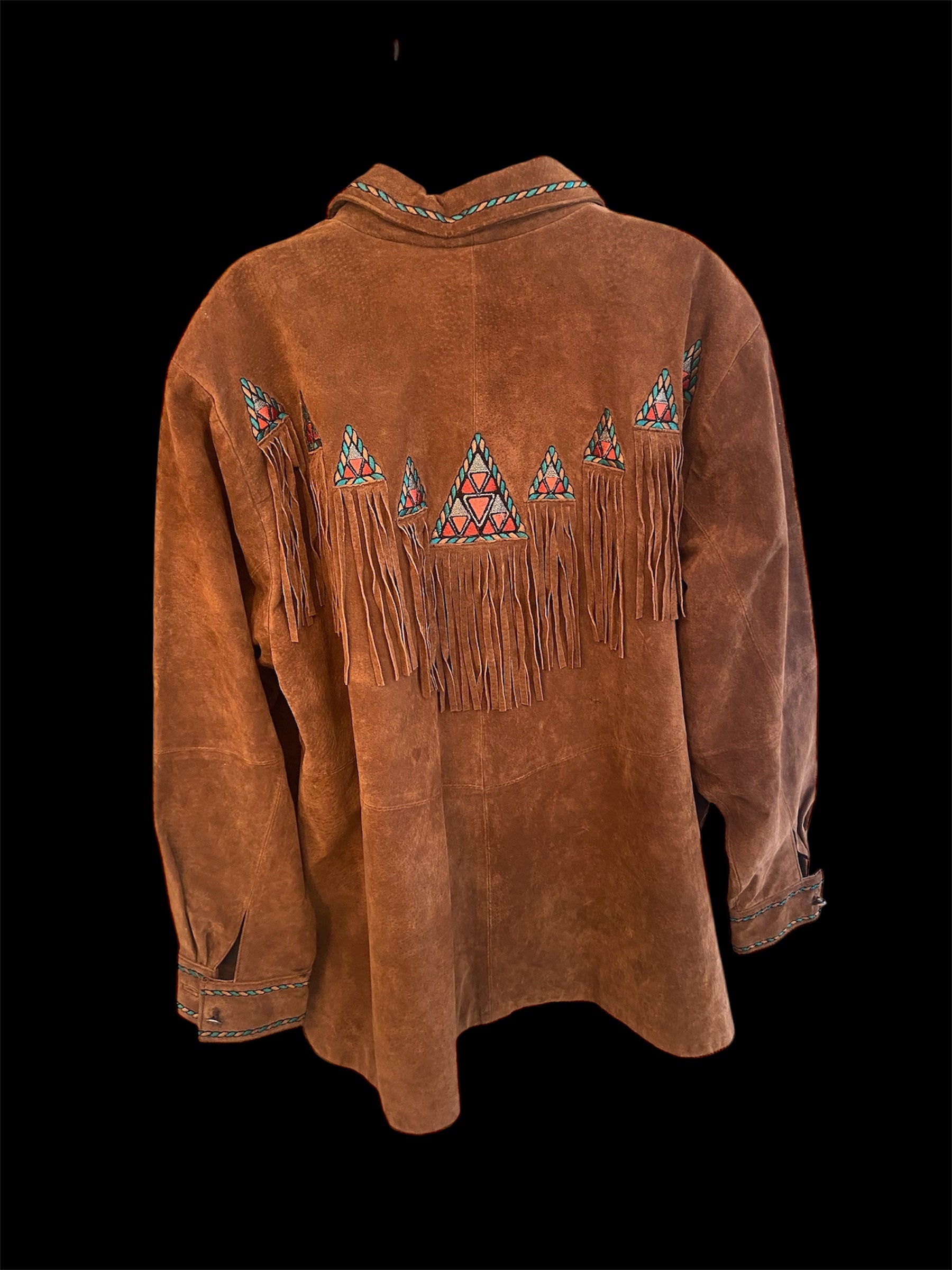 Cat’s Closet: Bob Mackie Brown Western Style Jacket with Fringe