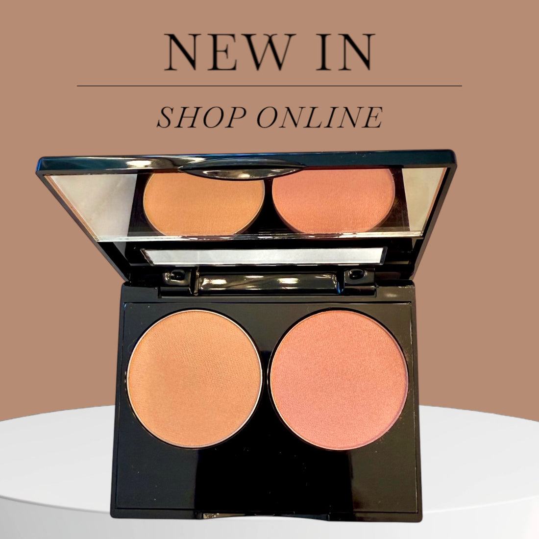 30 second makeover bronze, and blush duo with brush