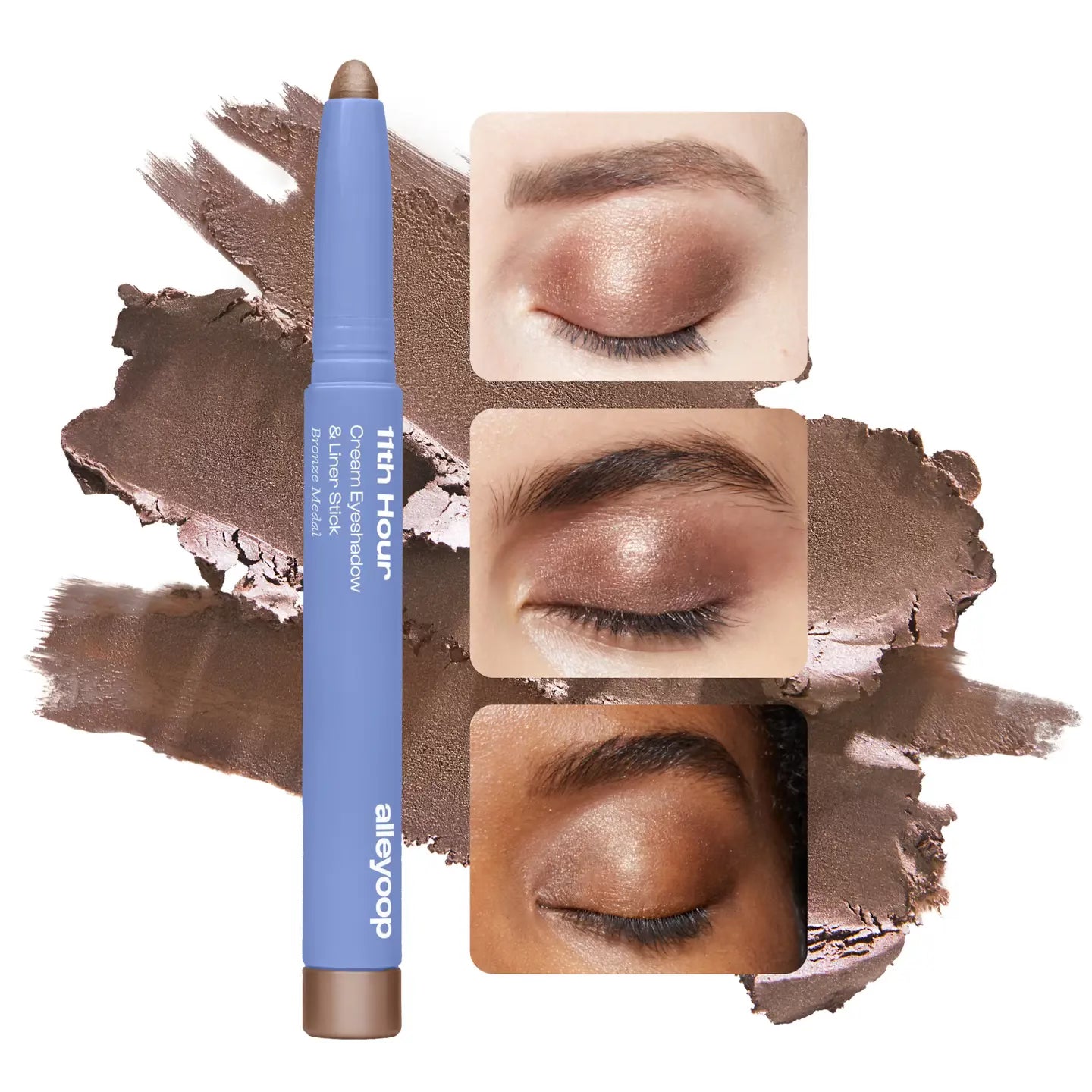 Smoky eye shadow stick ala SMOLDER with built-in sharpener