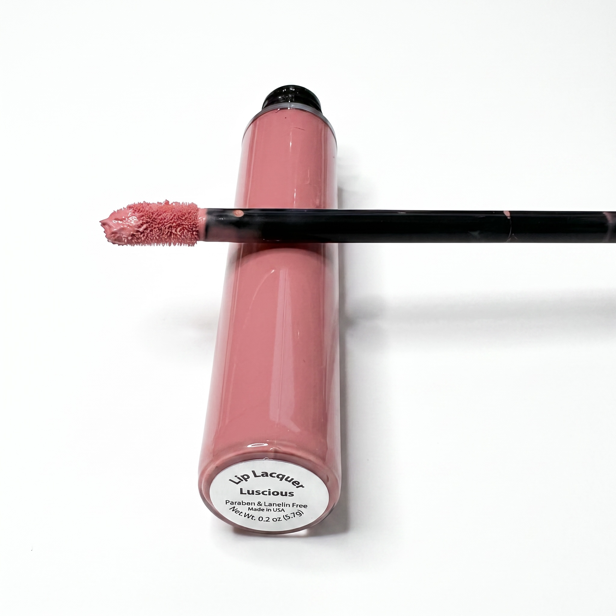 Liquid matte lip color base in ‘luscious’