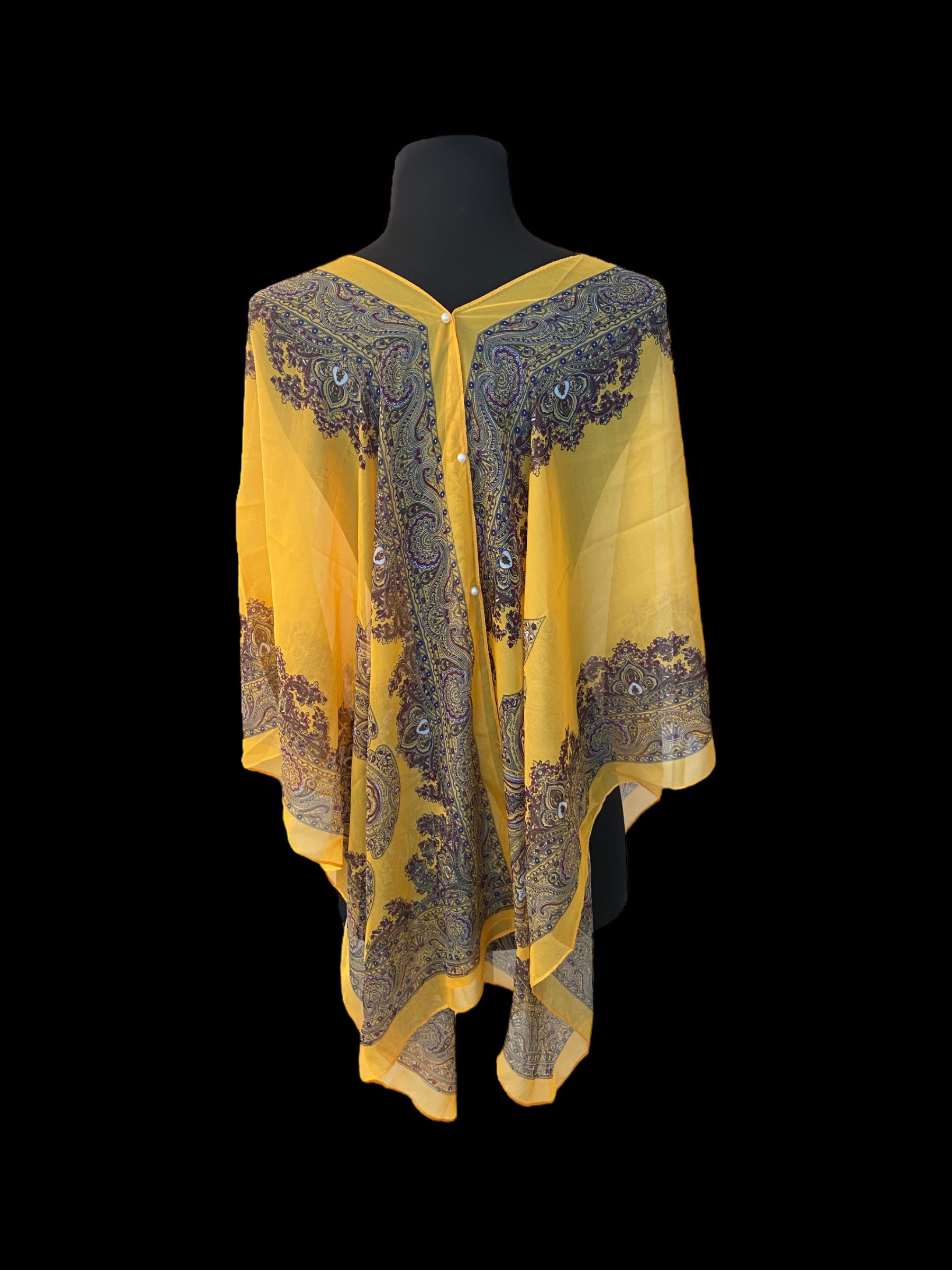 Cat’s Kimono Top in Yellow