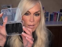 Two ultra soft glamour puffs