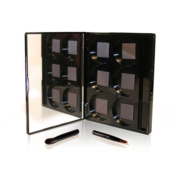 Black Six Well Case By Cat Cosmetics