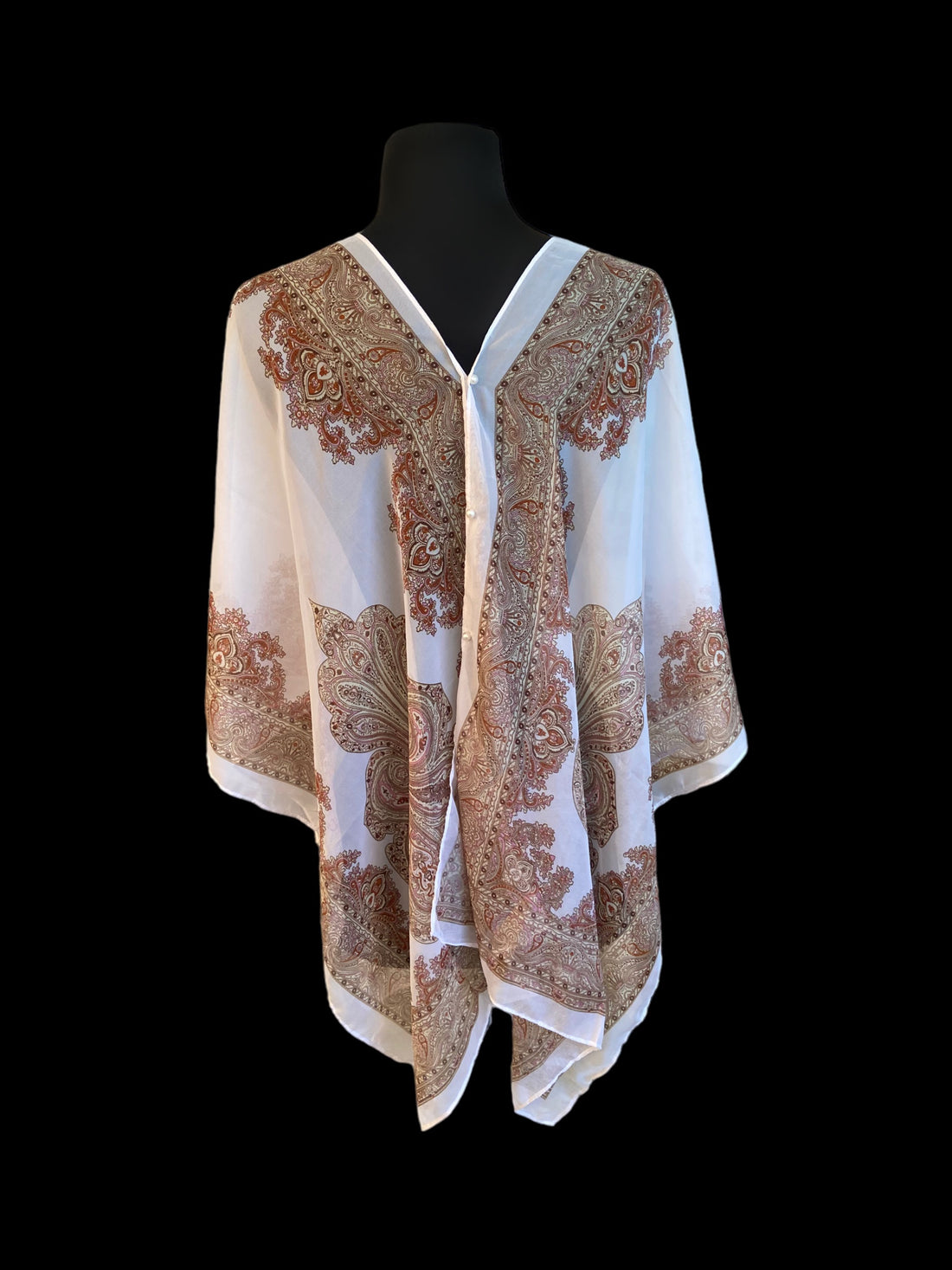 Cat’s Kimono Top in White