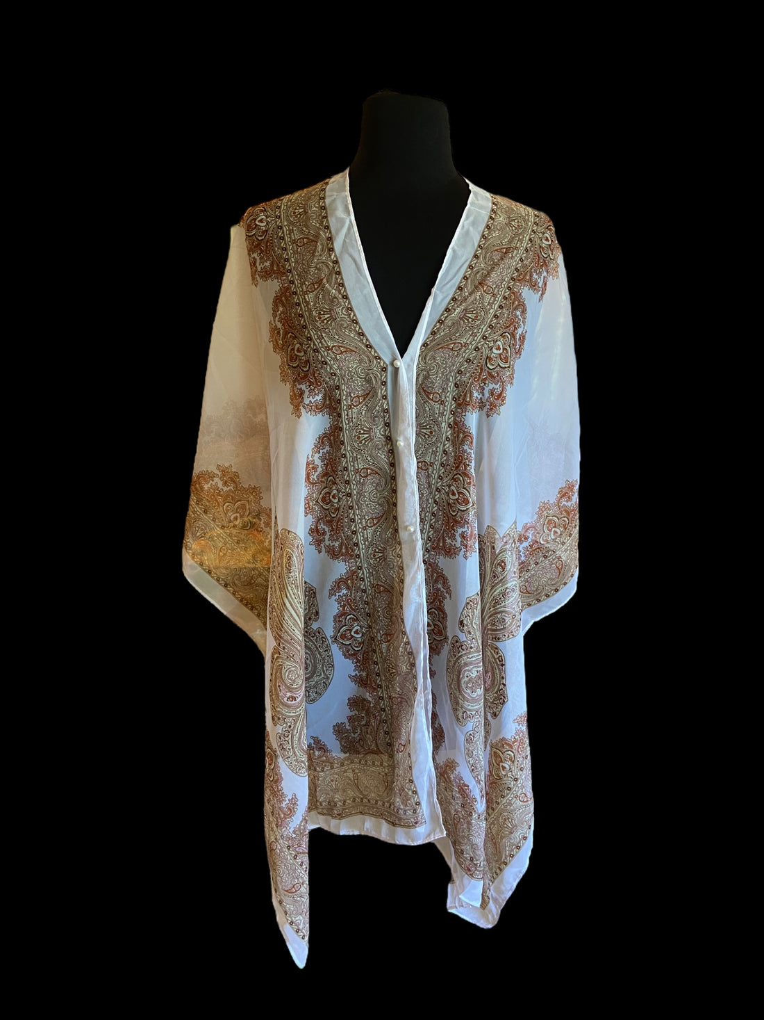 Cat’s Kimono Top in White