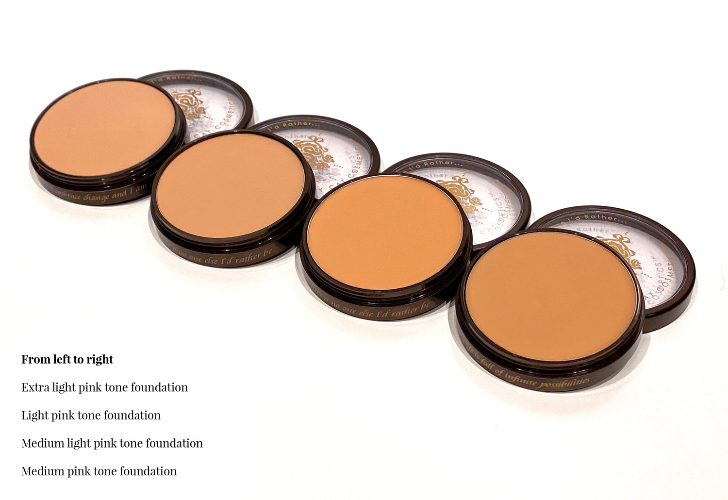Skin Double Extra Light Pink Tone Foundation Stack