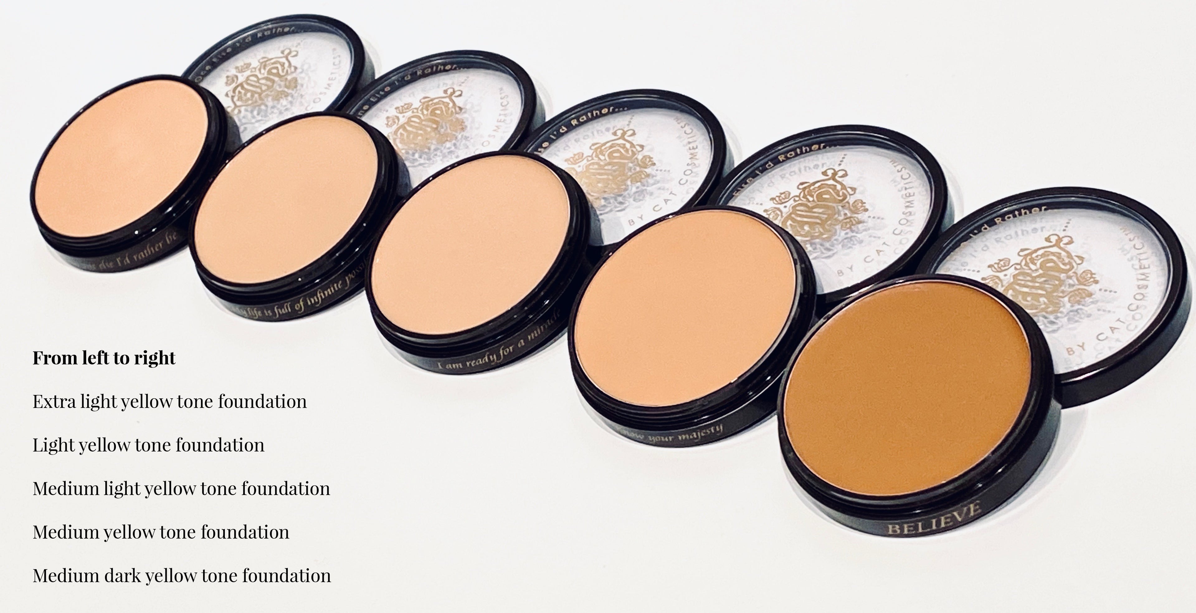 Skin Double Light Yellow Tone Foundation Stack