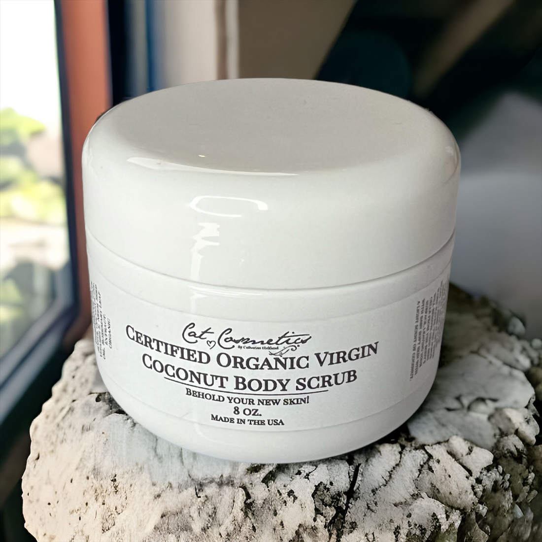 USDA Organic Virgin Coconut Sugar Scrub!  Super Lux Body Exfoliator